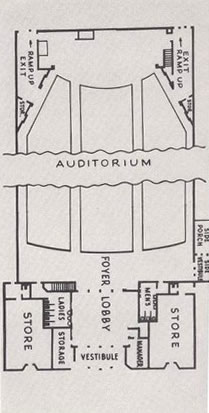 Ryan Theatre - Floor Plan (newer photo)
